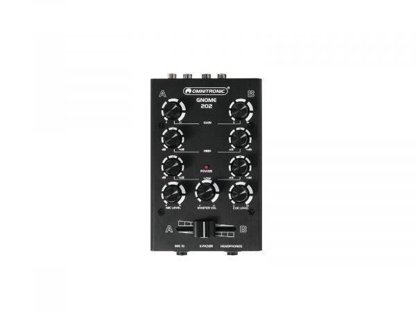 OMNITRONIC GNOME-202 Mini Mixer black