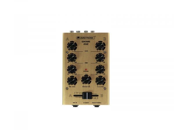 OMNITRONIC GNOME-202 Mini Mixer gold