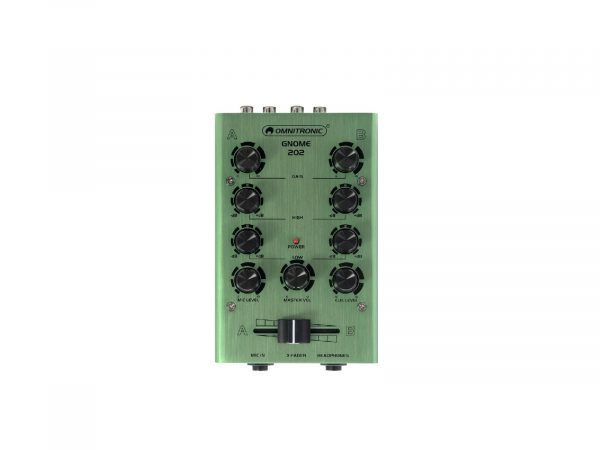 OMNITRONIC GNOME-202 Mini Mixer green