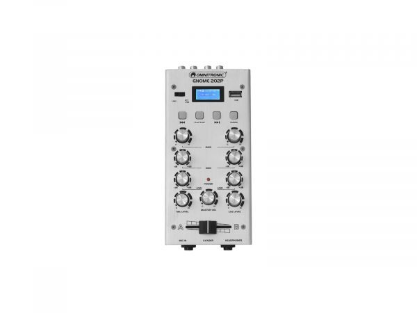 OMNITRONIC GNOME-202P Mini Mixer silver