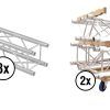 ALUTRUSS Set QUADLOCK QL-ET34-2000 + Truss transport board