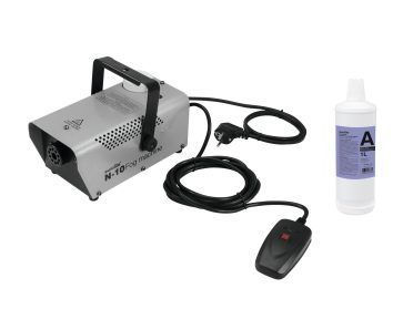 EUROLITE Set N-10 silver + A2D Action smoke fluid 1l