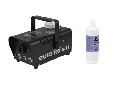 EUROLITE Set N-11 LED Hybrid amber fog machine + A2D Action smoke fluid 1l