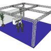 ALUTRUSS Truss set QUADLOCK 6082 square 7.71x7.71x3.5m (WxDxH)