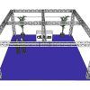ALUTRUSS Truss set QUADLOCK 6082 square 7.71x7.71x3.5m (WxDxH)