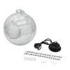 EUROLITE Mirror Ball 30cm with motor + LED PST-5 QCL Spot bk