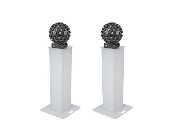 EUROLITE Set 2x Stage Stand 100cm + 2x LED B-40 HCL Beam Effect