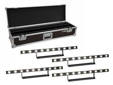 EUROLITE Set 4x LED STP-10 Sunbar 3200K 10x5W Light Bar + Case