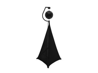 EUROLITE Set Mirror ball 30cm black with stand and tripod cover black