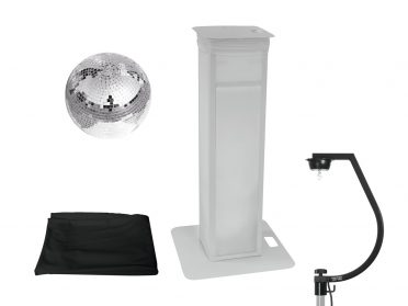 EUROLITE Set Mirror ball 30cm with Stage Stand variable + Cover black