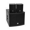 OMNITRONIC Set MOLLY-12A Subwoofer active + 2x MOLLY-6 Top 8 Ohm