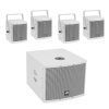 OMNITRONIC Set MOLLY-12A Subwoofer active + 4x MOLLY-6 Top 8 Ohm