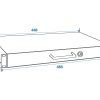 OMNITRONIC Rack Drawer with Lock 1U