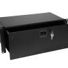 OMNITRONIC Rack Drawer SN-4 Rackdrawer with lock 4U