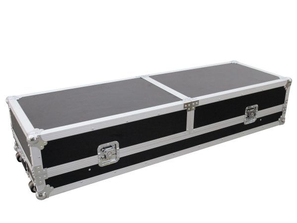 Összecsukható DJ munkaasztal laptop ROADINGER Console Road Table 2xTT with Laptop Tray