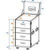 ROADINGER Universal Drawer Case WDS-1 with wheels