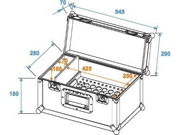ROADINGER Universal Cone Adapter Case UKAC-50