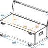 ROADINGER Universal Transport Case 120x40cm with wheels