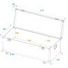 ROADINGER Universal Transport Case 120x60cm with wheels