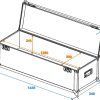 ROADINGER Universal Case Pro 140x30x30cm