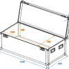 ROADINGER Universal Case Pro 140x50x50cm