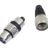 OMNITRONIC XLR socket 3pin bk 10x