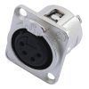 NEUTRIK XLR mounting socket 4pin NC4FDL-1