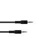 OMNITRONIC Jack cable 3.5 stereo 1.5m bk
