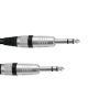 OMNITRONIC Jack cable 6.3 stereo 3m bk ROAD