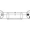 OMNITRONIC XLR cable 3pin 0.5m bk/rd