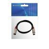 OMNITRONIC XLR cable 3pin 1.5m bk/rd