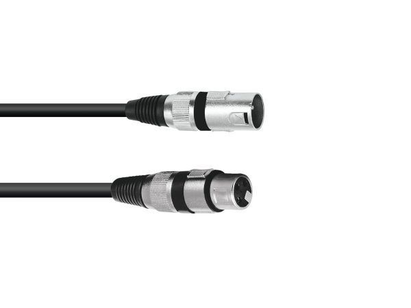 OMNITRONIC XLR cable 3pin 3m bk