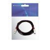 OMNITRONIC XLR cable 3pin 5m bk/rd