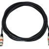 OMNITRONIC XLR cable 3pin 7.5m bk/rd