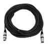 OMNITRONIC XLR cable 3pin 20m bk