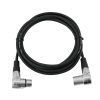OMNITRONIC XLR cable 3pin 3m 90° bk