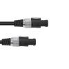 OMNITRONIC Speaker cable Speaker 2x2.5 1.5m bk