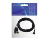 OMNITRONIC Adaptercable 3.5 Jack 90°/2xRCA 1.5m bk