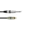 OMNITRONIC Adaptercable RCA/Jack 0.9m bk