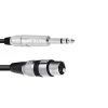 OMNITRONIC Adaptercable XLR(F)/Jack stereo 2m bk