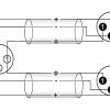 OMNITRONIC Adaptercable XLR(F)/2xXLR(M) 1.5m bk