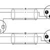 OMNITRONIC Adaptercable XLR(F)/2xXLR(M) 3m bk