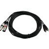 OMNITRONIC Adaptercable 2xXLR(M)/2xRCA 6m bk