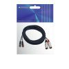 OMNITRONIC Adaptercable 2xXLR(M)/2xRCA 6m bk