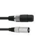 OMNITRONIC Adaptercable Speaker(F)/XLR(M) 1m bk