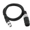 OMNITRONIC Adaptercable Speaker(F)/XLR(F) 1m bk