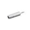 OMNITRONIC Adapter 3.5 Jack(M)/6.35(F) stereo 10x