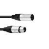 PSSO DMX cable XLR 3pin 10m bk Neutrik