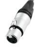 PSSO DMX cable XLR 3pin 20m bk Neutrik