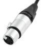 PSSO DMX cable XLR 5pin 3m bk Neutrik